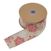 Weihnachtsdekoration Anti-Pilling Decoration Ribbon Feines Verarbeitung Geschenkverpackung Großes Weihnachtsbaumkranz-Dekor