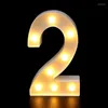 Party Decoration 1 2 3 4 5 6 7 8 9 0 Numbers LED Night Light For Birthday Wedding DIY Wall Marquee Lights Lamp Home Culb Outdoor