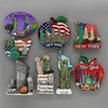 American Tourism York Statue of liberty Atlantic City Times Square fridge magnet magnetic refrigerator sticker 220426