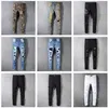 Jeans Homme Classique Hip Hop Pantalon Styliste Distressed Ripped Biker Jean Slim Fit Moto Denim Hj1