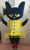 Traje de mascote de gato pete gato adulto caráter de caráter de caráter de terno de família de atividades espirituais esportes eventos cx2018