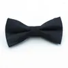 Бабочка шелковая галстука Классический модный чернокожий бизнес бизнес -костюм вино красный бабочка