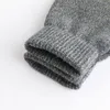 Winter warm needle gloves autumn plus velvet thick touch screen knitted mittens riding anti-cold anti-slip gloves