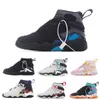 Remise 8 Chaussures de basket-ball J8 Enfants Running Boy Girl Youth Kid Kid Sport Bottes de baskets Taille 24-35