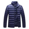 Piumino da uomo 2023 leggero Cappotto corto solido autunno inverno casual moda sottile