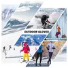 Kayak Eldivenleri Kadın Kış Su Geçirmez Bisiklet Eldivenleri Motosiklet Kayak Dokunmatik Ekran Polar Eldivenleri Açık Slip Sıcak Tam Parmak Eldivenleri L221017