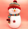 Christmas Decorations Outdoor DecoChritmas Small Snowman With Colorful For Chrismas Cute Scene Santa Claus Xma