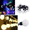 Strings 4CM Big Ball 4.5m 20LEDs String Light 220V Colorful Fairy Lights Waterproof Christmas Tree Party Wedding Decoration Bulb Lamp