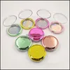 Boîtes d'emballage Emballage cosmétique de cils Organisateur mignon Conteneur de couleur riche Boîte-cadeau en cristal Exquis Monnaies Pratique Jolie Dhxkj