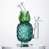 Hookah Rainbow Pineapple Bong Pipe Thick Glass Bongs Recycler Heady Dab Oil Rigs Bubbler Water Pipes Wax Rig Smoking Hookah 14mm Bowl