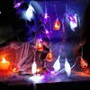 Strings 20led Halloween Dypkin Ghost Skeletons Bat Spider Led Light String Festival Dekoracja na imprezę domową ornament