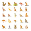 50pcs Cartoon Animals Kangaroo Stickers Motorcycle Luggage Guitar Cool Graffiti Decal Stickers