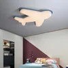 Pendant Lamps Modern Led Lamp For Children's Room Bedroom Home Kids Baby Boys Airplane Hanging Ceiling Chandelier Decor Light Fixture