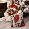 Noël jeter taie d'oreiller housses de coussin père noël bonhomme de neige vacances d'hiver Vintage ferme décor à la maison XBJK2210