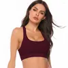 Yoga Roupet Women Women Push Up Sports Bras Vest Roupa Esportiva Problema de ginástica respirável Fitness Athletic Running Sport Tops sem aço de aço