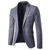 Tute da uomo Primavera 2 pezzi Blazer classici Completi da uomo Blazer da lavoro Pantaloni Tute Set da festa di nozze autunnale