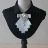 Bow Ties Handmade Shirt Clothing Accessories Elegant Gray Tie Men's Trend Casual Korean Version Of The Wedding Collar Flower