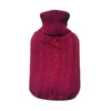 2000 ML sac d'eau chaude tricot couverture fête faveur hiver eau chaude Injection bas sacs à main cadeau de noël RRE15200