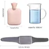 Other Home Garden 1000ml Hot Water Bottle with Waist Cover Reusable Portable Hot Water Pouch Bag Pain Relief Winter Warmer for Shoulder Abdomen T221018
