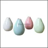 Vases Creative Home Decoration Small Ceramic Vases Modern Simple Living Room Decor Dry Flower Decorative Items Ornament Mini Vase 26 Dhwrj