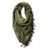 Bandanas Shemagh tactique militaire Keffieh écharpe châle cou tête enveloppement arabe hommes femmes en plein air randonnée écharpes avec gland