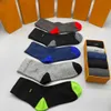 Mens socks letter cotton causal long Stockings paris style spring and summer random color