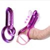 Punti per anelli di cazzo di massaggiatore vibratore clitoride stimolatore femmina pinis a doppio pene maschio massaggio massaggio sex shop