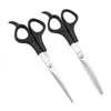 Black Hair Scissors Thin Thinning Scissor Straight Snips Adult Hair Cutting Tool Bangs Gadget Hairdressing