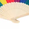 Kinesisk stil färgglad regnbåge vikande hand fan party gynnar bröllop souvenirer giveaway för gäst RRE15202