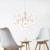 Lampadari Modern Tree Branch LED Lampadario Golden Black Soggiorno Sala da pranzo Camera da letto Ragazza Decorazione della casa Illuminazione interna Lucido 220v