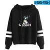 Kvinnors hoodies genshin påverkar tryck män/kvinnor streetwear tröjor flickor hoodie höst/vinter harajuku unisex tracksuit toppar