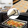 Bakeware Tools Silicone Baking Mat 3 Pieces BPA Free Non-Stick Canvas Sheet Pastry Cloth 42X30cm And 30X21cm