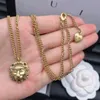 Designer de luxo Designer de colar de pingente de j￳ias femininas Moda de j￳ias G Letras Getter Chain Bracelet Premium Jewelrys for Women Heart