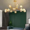 Ljuskronor modern LED Crystal Chandelier Lighting American Vintage Bedroom vardagsrum mat luster konst h￤ngande lampa inomhusdekor