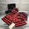 Full Letter Scarf Set Breathable Knitted Hat Brand Designer Scarves Autumn Winter Windproof Breanies