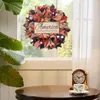 Fiori decorativi Bandiera americana Ghirlanda Simulazione artificiale Pianta Girasole Appeso Finestra per feste Ghirlanda 40cm Decorazioni per porta d'ingresso