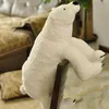 Pop Realistic Animal Polar Bear Plush Toy Lovely Simulation Anime White Bear Doll Gift for Kid Deco Kindergarten Props