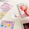 Gift Wrap 1PC Cute Bubble Bear Goo Card Sticker Student Diary Cartoon Hand Account Scrapbooking Material Paper DIY Scrapbook