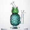 Hookah r￶ker holografisk regnb￥ge ananas bong r￶r 5 mm tjocka glas bongs ￥tervinnare h￥rd dabb olje riggar bubbler vattenr￶r tillbeh￶r med 14 mm sk￥l