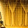 Strings 1.5 1.5M 3x2M 10x1M 6X4M Christmas Net Light Outdoor LED Mesh String Garden Holiday Party Wedding Fairy Garland