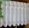 Curtain Half-curtain Embroidered Valance Partition Fashion Flowers Short For Kitchen Cabinet Door A-68