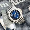 Lyxklockor för män Pate Philipp Tiktok Nautilus Automaton Steel Band Men's Sports Night LightWristwatches Fashion