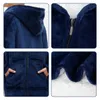 Inne odzież do noszenia Bluza z kapturem Bluza Ogniarna bluza dla dorosłych Kobiety i mężczyźni Koce Bluza z rękawami kieszeń i zamkiem błyskawicznym T221018