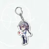 Keychains Game Keychain Honkai Impact 3 Kaslana Raiden Zaychik Theresa Murata Acryl -figuren Key Ring Chain Fans Collection Anime Jewelry