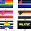 Hbt ​​-stilar lesbiska gay bisexuell transgender semi asexual pansexual gay stolt flagga regnbåge läppstift lesbisk flagga b1019