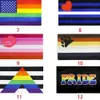 LGBT -stijlen Lesbische homo biseksuele transgender semi aseksuele pansexual gay pride vlag regenboog vlag lippenstift lesbische vlag b1019