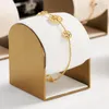 Jewelry Pouches Watch Display Stand High-end Metal Bracelet Counter Boxes And Packaging