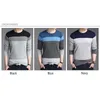 Men's Sweaters BROWON Brand Autumn Sport Leisure Pullover Long Sleeves Male Striped Slim G221018