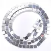 Silver Natural Hematite Materials Stone Spacer Beads Square Charmy Cube For Jewelry Making Diy Necklace Accessories BL324