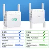 Routers 5Ghz Wireless WiFi Repeater 1200Mbps Router Wifi Booster 2.4G Long Range Extender 5G Wi-Fi Signal Amplifier 221019